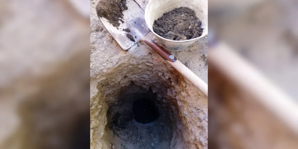 Comodoro: quiso plantar un árbol y terminó sacando petróleo del patio